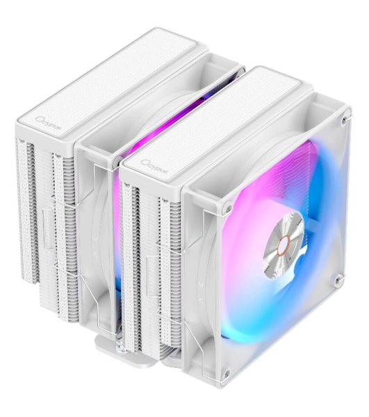 Кулер Ocypus Delta A62 WH ARGb белый 260W/All Intel/AMD AM*/2 fans/Screws