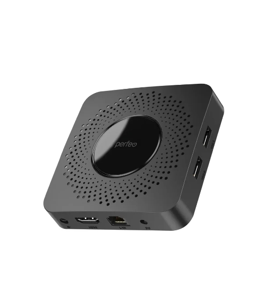 Приставка Perfeo SMART TV BOX 'VISION 2/8',Allwinner H618,Android 12, 2Gb/8Gb,Пульт Bluetooth