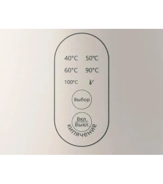 Чайник электрический Panasonic NC-CWK72A 1.5 л, 1500 Вт, полупропилен/нержавеющая сталь, бежевый
