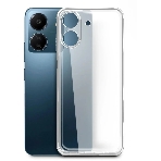 Чехол (клип-кейс) BoraSCO для Xiaomi Redmi 13C Silicone Case прозрачный (72840), фото 1