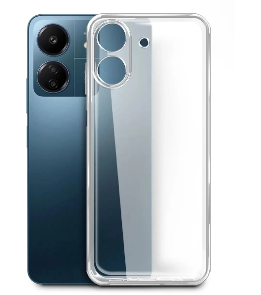 Чехол (клип-кейс) BoraSCO для Xiaomi Redmi 13C Silicone Case прозрачный (72840)