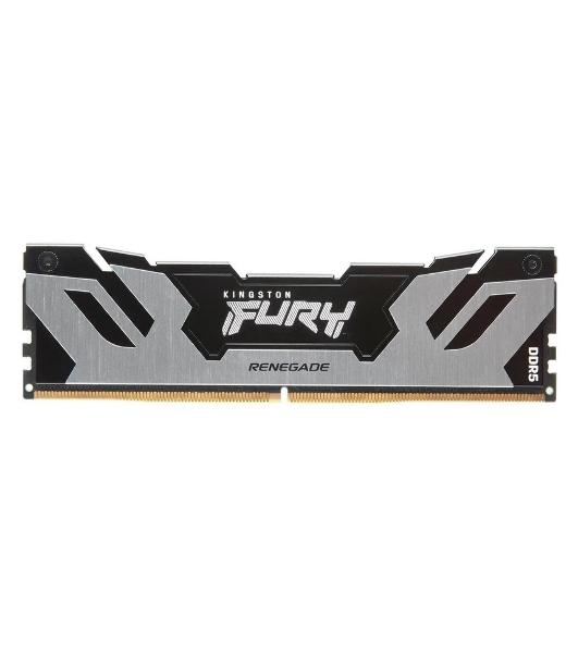 Оперативная память Kingston Fury Renegade, DDR5, 16Gb (1x16Gb), 8000MHz, CL38, DIMM, с радиаторами, серебристый/черный