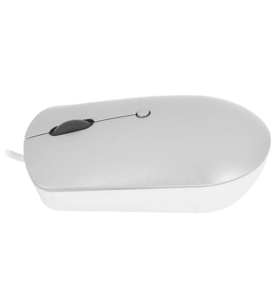 Мышь проводная Lenovo 540 светло-серый, 2400 dpi, USB-C, кнопки - 4
