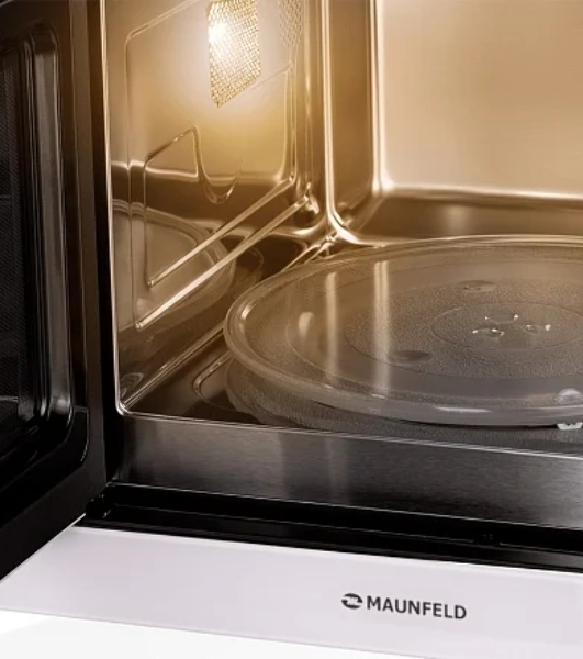 Микроволновая печь встраиваемая Maunfeld MBMO925SGW11 белый, 25 л, 900 Вт, переключатели - сенсор