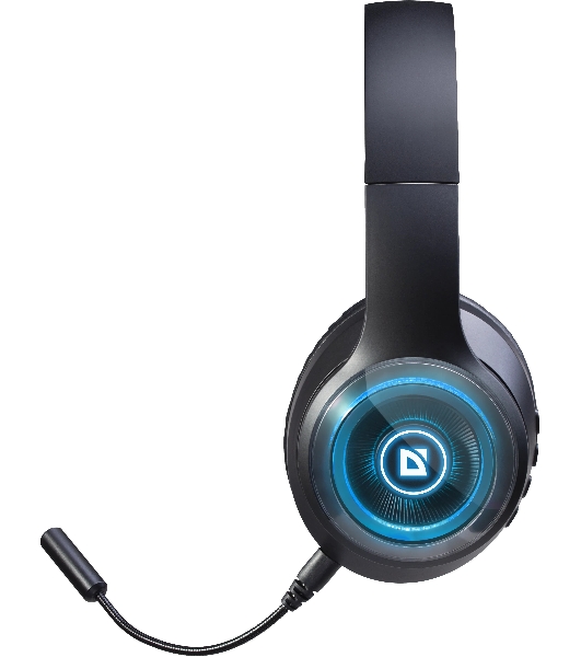 Гарнитура Defender FreeMotion B400 чёрный, беспроводная, Bluetooth, до 32 ч, подсветка