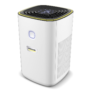 Очиститель воздуха Karcher AF 20 белый, 20 м², НЕРА-фильтр H13, угольный фильтр, лазерный датчик PM2.5, автоматический режим, дисплей, ночной режим, таймер