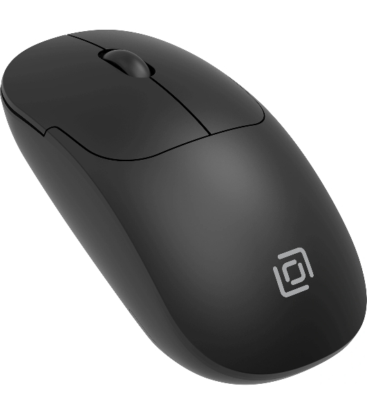 Мышь беспроводная Oklick 202MW черный, 1000 dpi, радиоканал, USB, кнопки - 3
