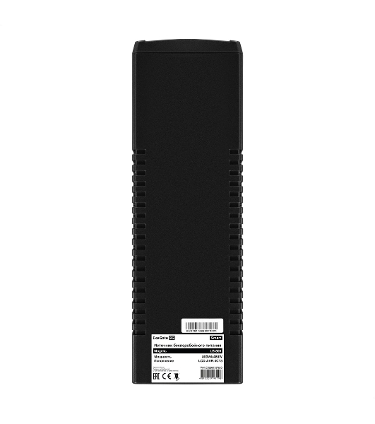Источник бесперебойного питания ExeGate Smart LB-800.LCD.AVR.4C13 (800VA/480W, LCD, AVR, 4*C13, батарея 12V 9Ah, Black)