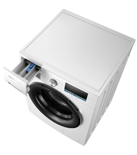 Стиральная машина Sharp ES-FEI712DLZ-W белый, загрузка фронтальная 7 кг, 1200 об/мин, класс A+++