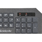 Комплект клавиатура+мышь Defender Berkeley C-925 беспроводной, USB, 1600 DPI, чёрный, фото7