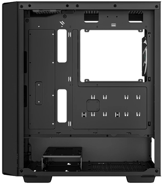 Корпус ATX Deepcool CC560 V2 черный, без БП, боковая панель из закаленного стекла, USB 3.0, USB 2.0, audio