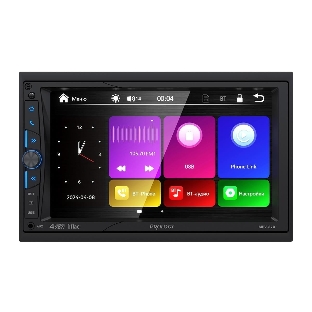 Автомагнитола Prology MPV-370, 2 DIN, 7', Bluetooth, USB Type-A, AUX, пульт ДУ