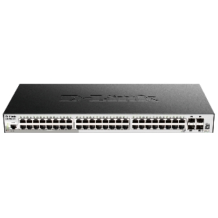 Коммутатор D-Link DGS-1510-52X/A2A, 48×1 Гбит/с + 4×10 Гбит/с SFP+, управляемый