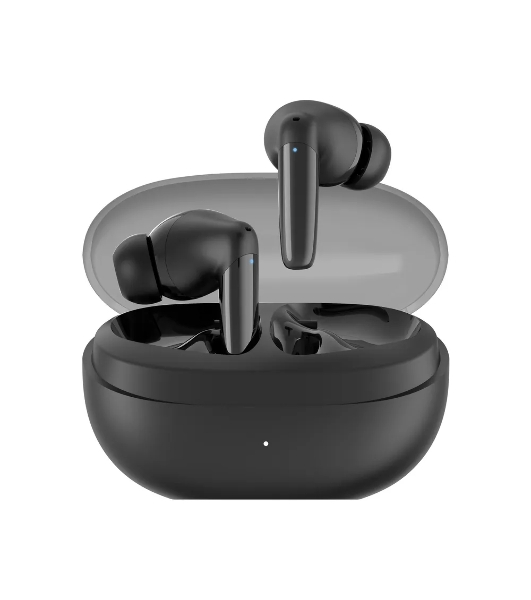 Наушники TWS Tecno Buds 4 черный, внутриканальные, Bluetooth, до 6 ч