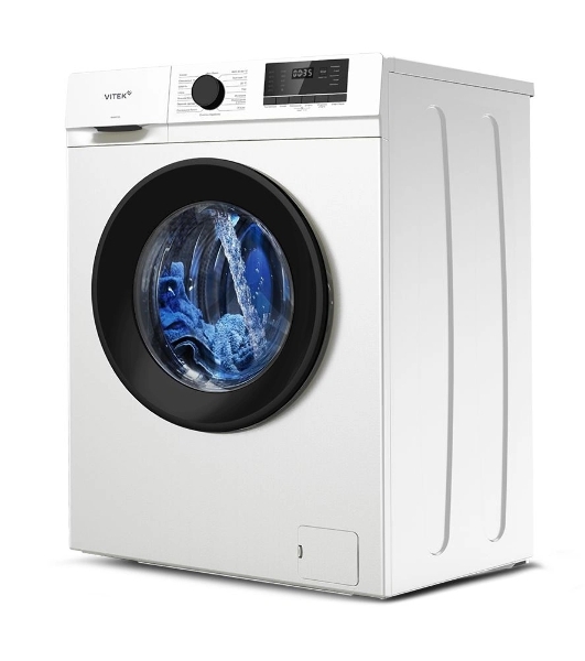 Стиральная машина Vitek VT-WME6008 белый, загрузка фронтальная 6 кг, 1000 об/мин, класс A++