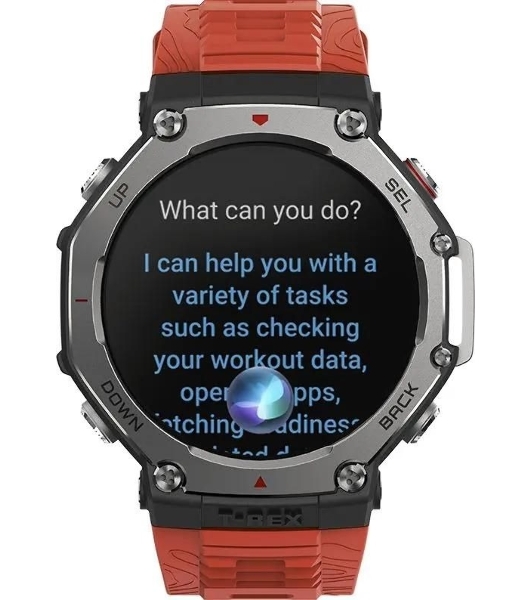 Умные часы Amazfit T-Rex 3 A2323, 1.5' AMOLED, Wi-Fi, Bluetooth, 10ATM, темно-серый / красный