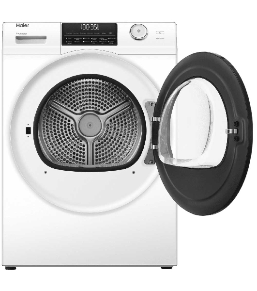 Сушильная машина Haier HD90-A2959 белый, 9 кг, сушка - тепловой насос, программ - 12, 59.5 x 84.5 x 66.5 см