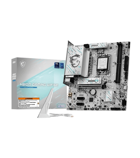 Материнская плата MSI H810M GAMING WIFI6E, LGA1851, Intel H810, 2xDDR5, 4xSATA, 1xM.2, 1xPCIe 5.0 x16, 2xPCIe 3.0 x1, 1xDP, 1xHDMI, 1x5Gb LAN, Wi-Fi 6E, Bluetooth 5.3, 1xUSB-C 20Gbps, 2xUSB-A 5Gbps, 4xUSB-A 2.0, 3x3.5 мм, 7.1, mATX