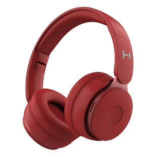Беспроводные/проводные наушники Harper HB-215 красный, накладные, Bluetooth + проводной, до 5 ч