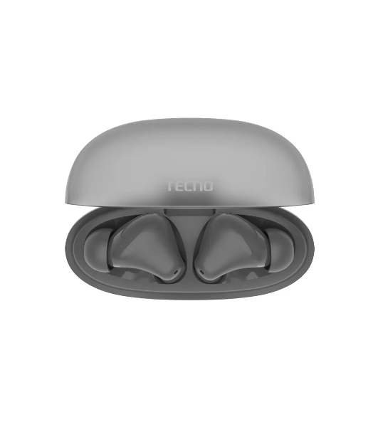 Наушники TWS Tecno Buds 4 черный, внутриканальные, Bluetooth, до 6 ч