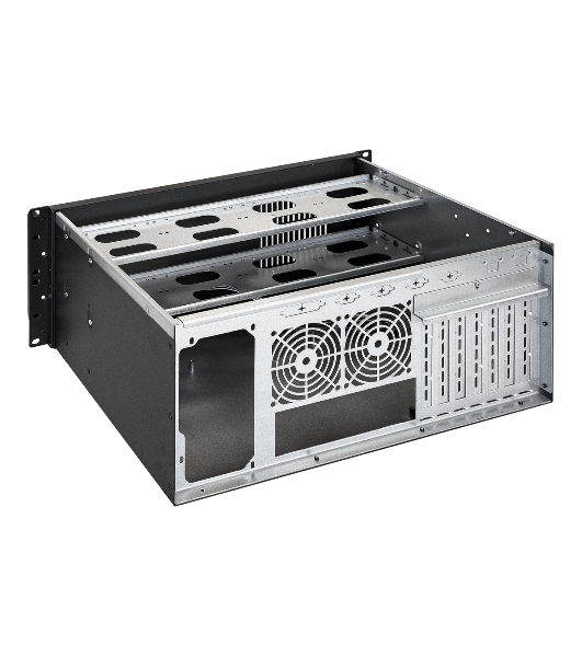 Серверный корпус ExeGate Pro 4U300-08 (RM 19', высота 4U, глубина 300, БП 1200PPH-SE 80 PLUS® Bronze, USB)