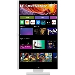 Монитор 31.5' LG UltraFine 32U830SA-W IPS 3840x2160, 60 Гц, 5 мс, 16:9, 400 кд/м², 2xHDMI 2.0, USB-C (65 Вт), USB Hub (2x USB 3.0), 3.5 Jack, HDR10, динамики (2x5 Вт), Smart TV, Wi-Fi, Bluetooth, VESA 100x100, белый, фото7