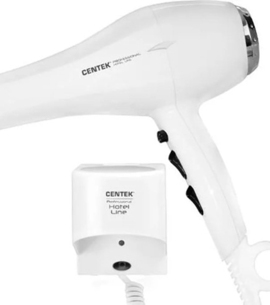 Фен Centek CT-2251 белый, 2100 Вт, ионизация