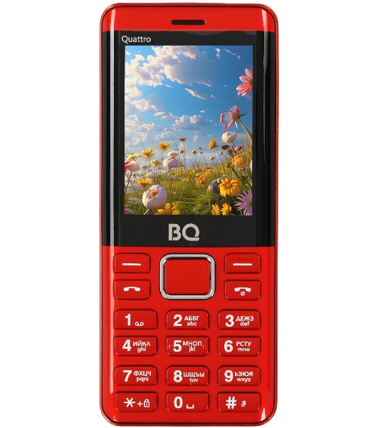 Мобильный телефон BQ 2453 Quattro красный