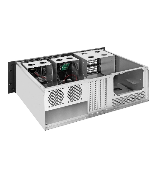 Серверный корпус ExeGate Pro 3U400-07 (RM 19', высота 3U, глубина 400, БП 1200RADS, 2*USB)