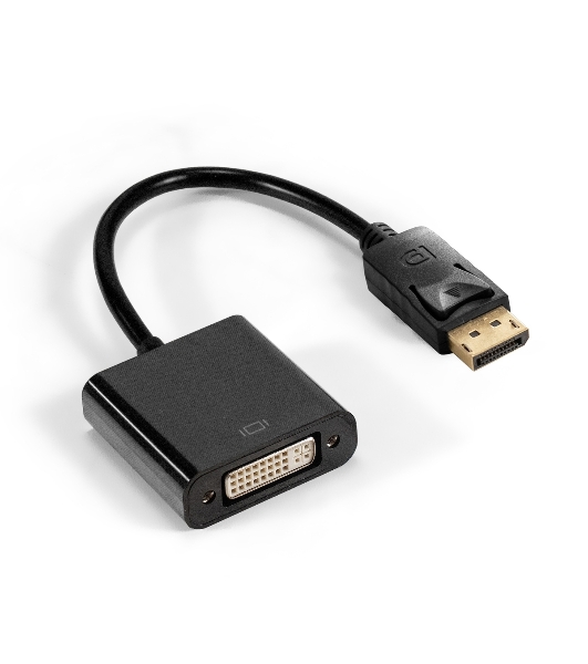 Кабель-переходник DisplayPort-DVI ExeGate EX-DPM-DVIF-0.1 (20M/19F, 0,1м)
