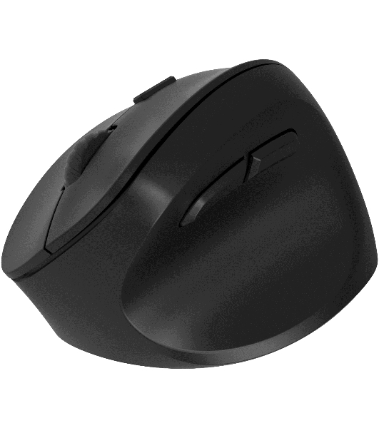 Мышь беспроводная Oklick 688MW ERGO черный, 2400 dpi, радиоканал, Bluetooth, USB, кнопки - 6