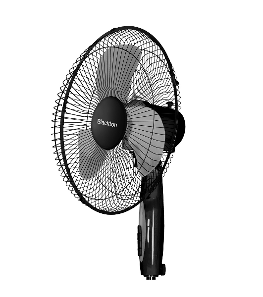Вентилятор Blackton Bt F1120 чёрный, напольный, 45 Вт, 3 скорости, 40 см