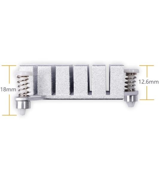 Алюминиевый радиатор Orange Pi Aluminum Heat Sink OrangePi5 Plus_v1.3.2 (для OrangePi 5 Plus、OrangePi 5_v1.3.2)