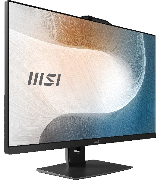 Моноблок MSI Modern AM272P 1M AiO 27' FHD(1920x1080)IPS AG Non-touch, Core i5-120U (1.4GHz), 16Gb DDR5(2x8GB),512Gb SSD M.2,Intel UHD,WiFi,BT,camera,WirelessKB&mouse Eng/Rus,NoOS,1y war-ty,черный (9S6-AF8231-890)