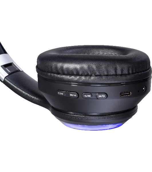 Гарнитура Defender FreeMotion B400 чёрный, беспроводная, Bluetooth, до 32 ч, подсветка