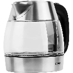 Чайник электрический Centek CT-0018, 1.2л, 1600Вт, стекло, серебристый, фото7