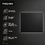 Индукционная варочная панель Hotpoint HB 1560S BF, независимая, черный, фото4