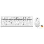 Комплект клавиатура+мышь A4Tech FStyler FG1012 беспроводной, USB, 1200 DPI, белый, фото 1