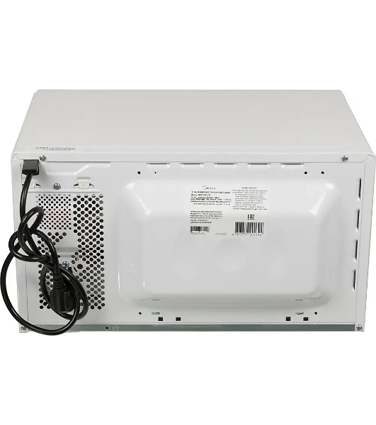 Микроволновая печь Midea MM720CFB белый, 20 л, 700 Вт, переключатели - поворотный механизм