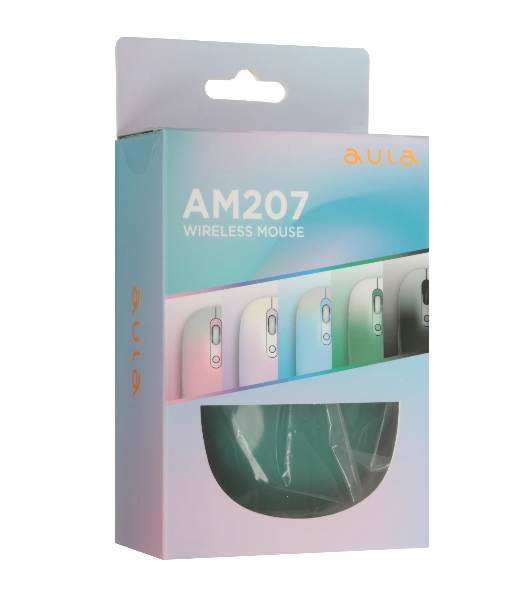Мышь беспроводная AULA AM207 Green