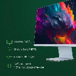 Монитор 27' DIGMA PRO Art L IPS 2560x1440, 165 Гц, 5 мс, 16:9, 300 кд/м², 1xHDMI, 1xDP, 2x2 Вт, синий, фото9