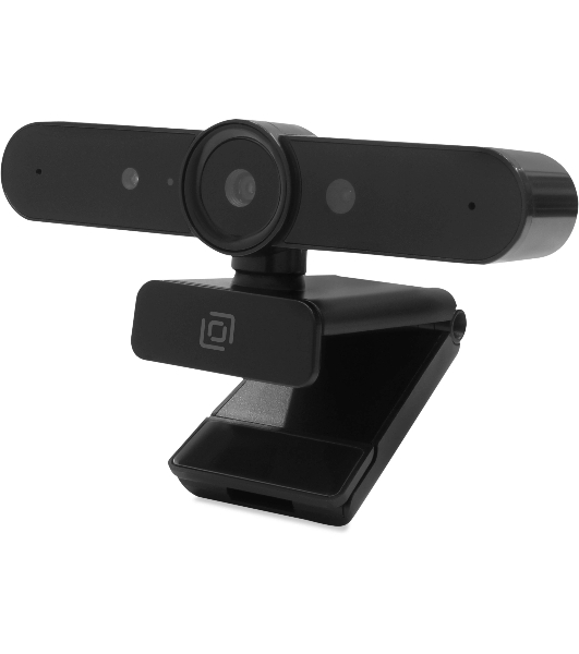 Веб-камера OKLICK OK-C031FH 1920x1080, 30 кадр/с, USB Type-A, микрофон (шумоподавление), автоматическая фокусировка, универсальное крепление