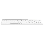 Клавиатура проводная A4Tech Fstyler FK25, USB, белый/серый, фото13