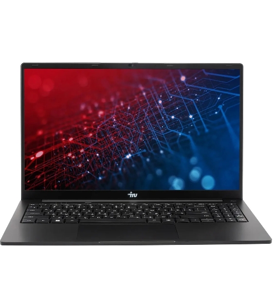 Ноутбук IRU Strato 15ALID5 Core i5 1235U 16Gb SSD512Gb Intel UHD Graphics 15.6' IPS FHD (1920x1080) FreeDOS black WiFi BT Cam 6000mAh (2148030)