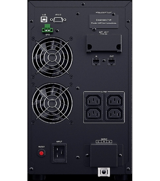 Источник бесперебойного питания CyberPower OLS2000E/2000 ВА/1800 Вт/USB/RJ11/45/SNMP/5xIEC 320 C13 / клеммы