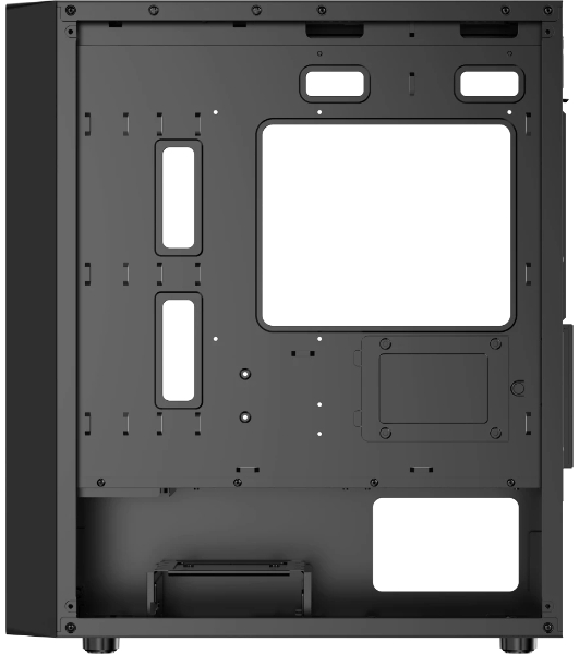 Компьютерный корпус Ocypus Gaммa C50 без БП черный (Gaммa-C50-BKG000XX-GL)