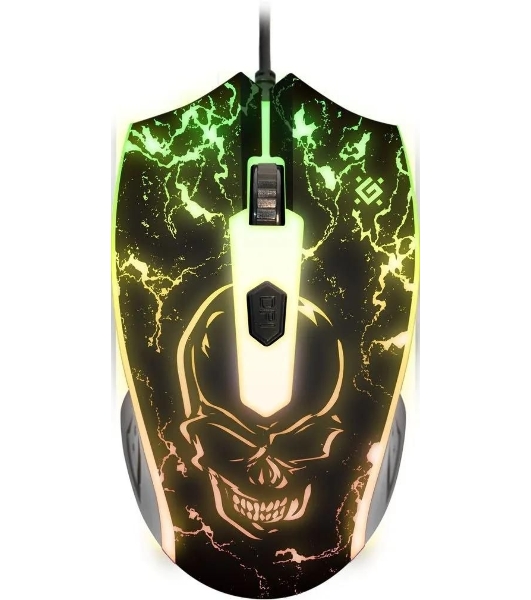 Комплект клавиатура+мышь Defender Aura MKP-117 проводной, USB, 2400 DPI, черный