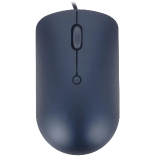 Мышь проводная Lenovo 540 синий, 2400 dpi, USB-C, кнопки - 4