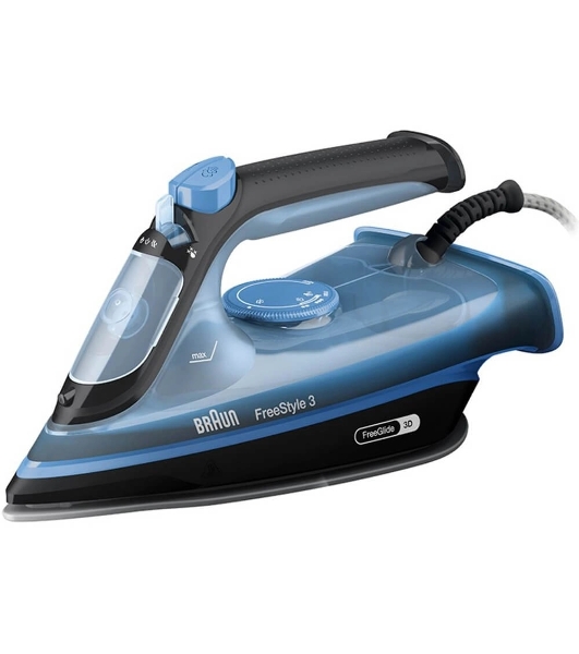 Утюг Braun FI3194BK синий/черный, 2400 Вт, 45 г/мин, 200 г/мин, 270 мл