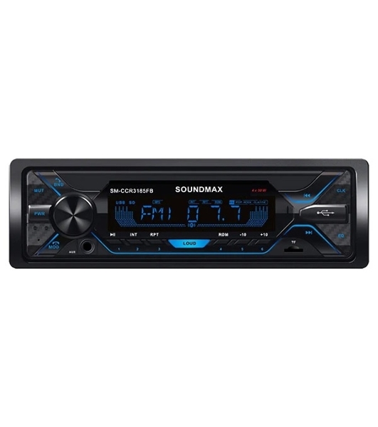 Автомагнитола Soundmax SM-CCR3185FB, 1 DIN, Bluetooth, USB Type-A, AUX